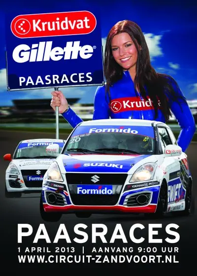kruidvat gillette paasraces 2013 poster rx 400