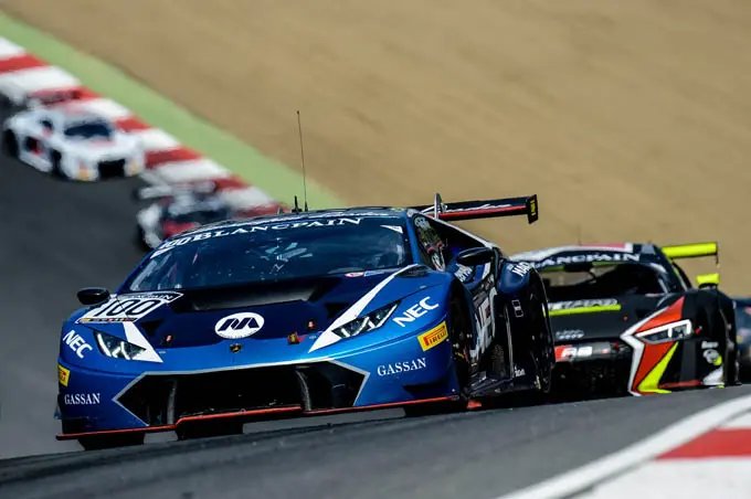 lamborghini leusden blancpain sprint series op brands hatch rx