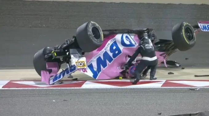 lance stroll bahrain 2020