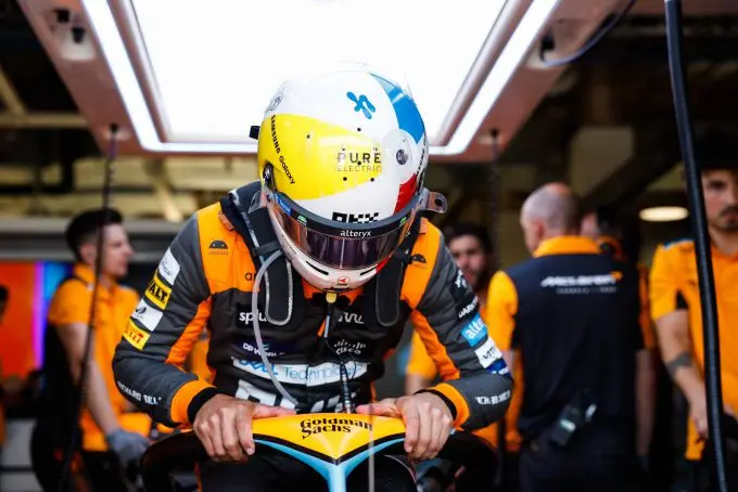 lando norris beachball helm