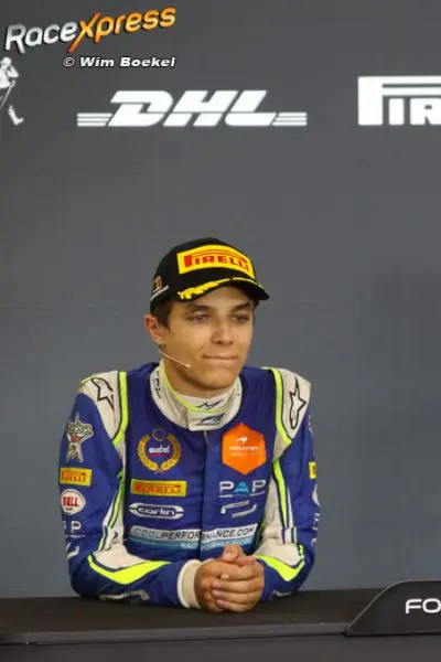 lando norris f2 spa 2018
