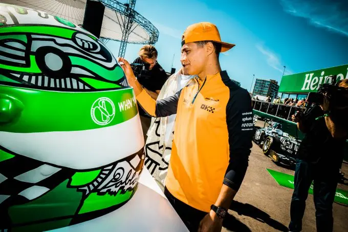 lando norris heineken