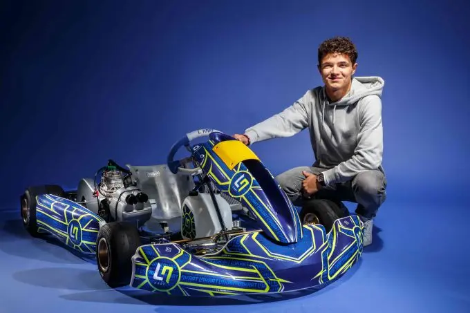 lando norris kart