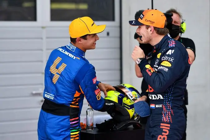 lando norris max verstappen rx