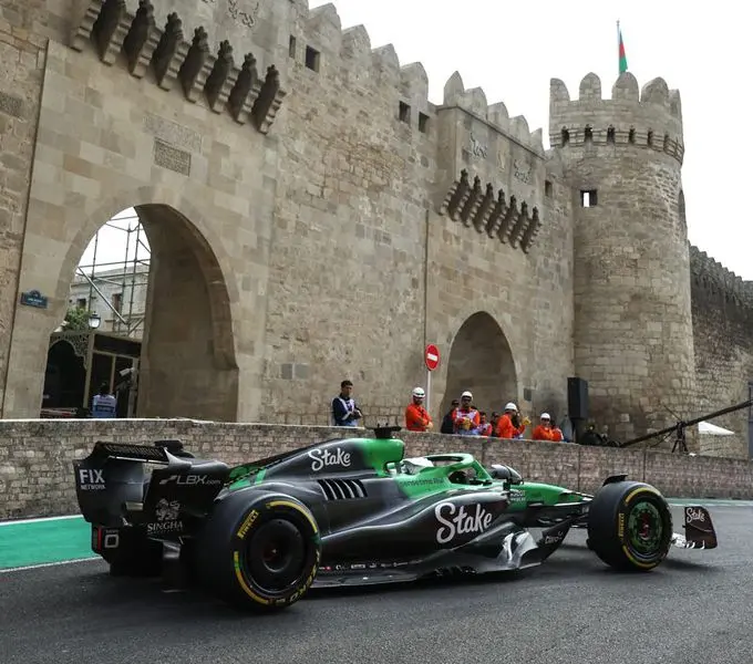 large 2025 azerbaijan grand prix friday