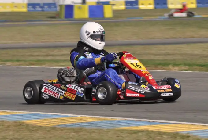 le mans kart jenson button