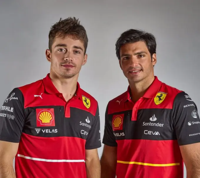 leclerc and sainz new look for 2022