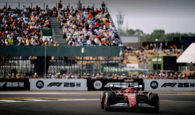leclerc qually silverstone
