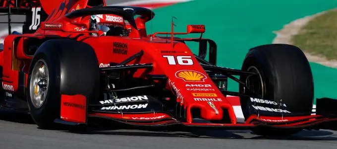 leclercf1testferrari2019