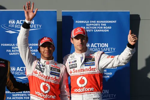 lewis hamilton en jenson button