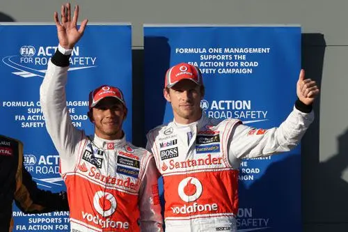 lewis hamilton en jenson button