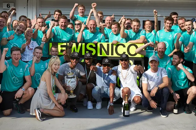 lewis hamilton en nico rosberg