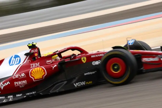 lewis hamilton test
