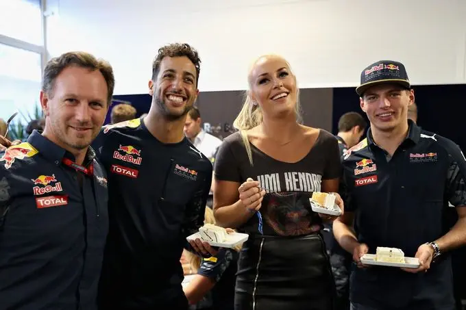 lindsey vonn en red bull racing
