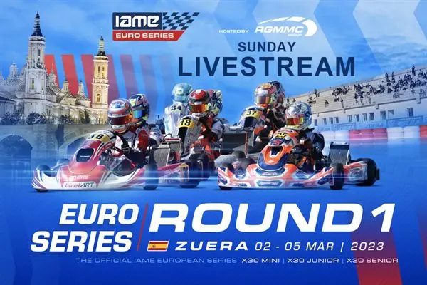 live iame euro series round 1 sunday