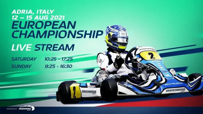 live stream fia karting european championship