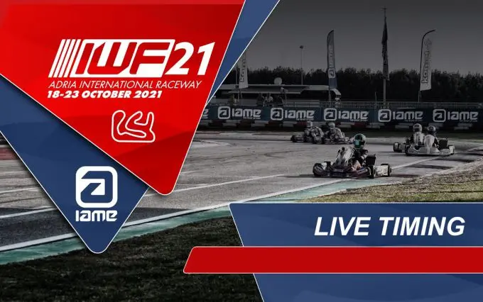 live timing iame world final 2021 adria