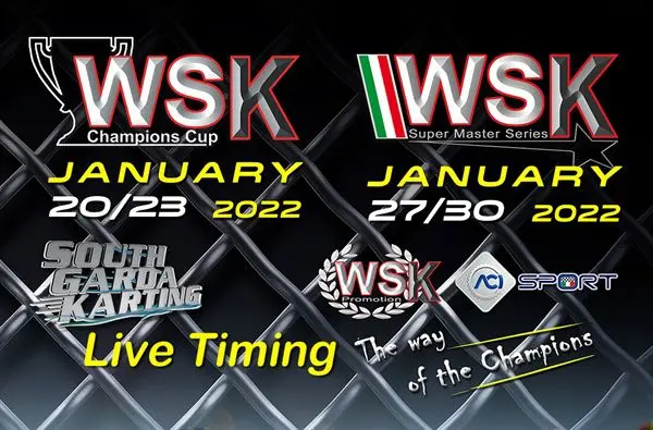 live timing wsk super masters series