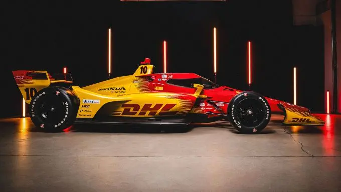 livery dhl chip ganassi indycar alex palou