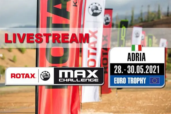 livestream satyrday rotax max euro trophy