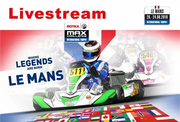 livestreaming rotax max challenge international trophy le mans