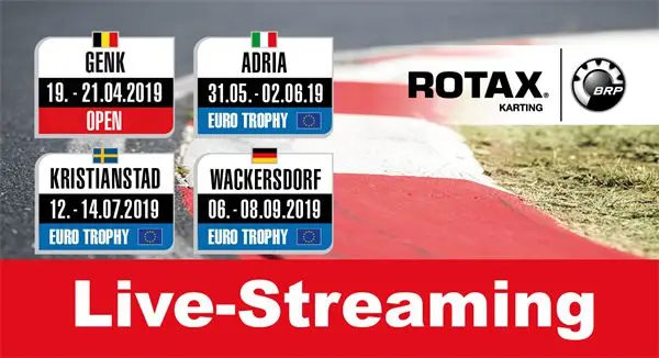 livestreaming rotax max euro trophy adria