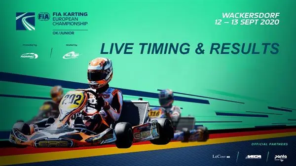 livetiming fia karting european championship wackersdorf