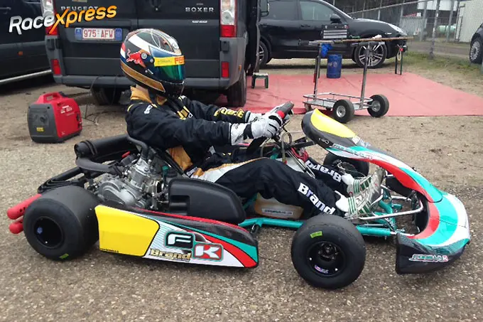 lorenzo van riet kart formula k brand racing dd2
