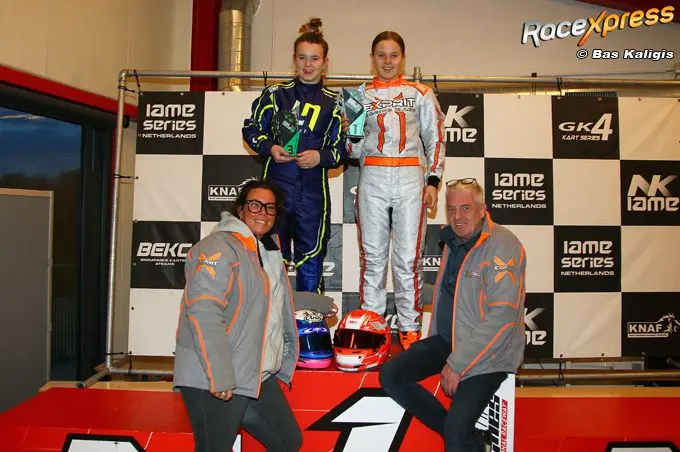 lynn en quinty pakken een tweetje podium ladies categorie