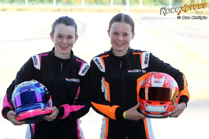 lynn pen links en quinty pen rechts