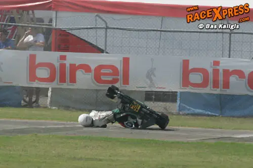 maks van meever crash karting rx 500