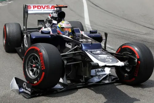 maldonado crash monaco