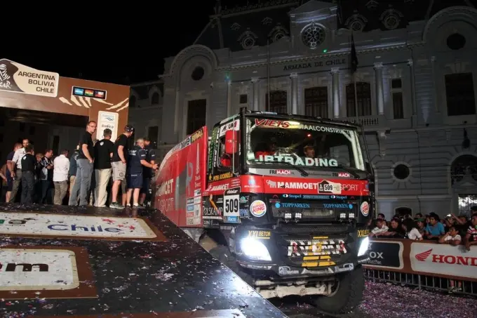 mammoet rallysport podium dakar 2014