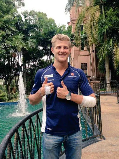 marcus ericsson verbandje rx 550
