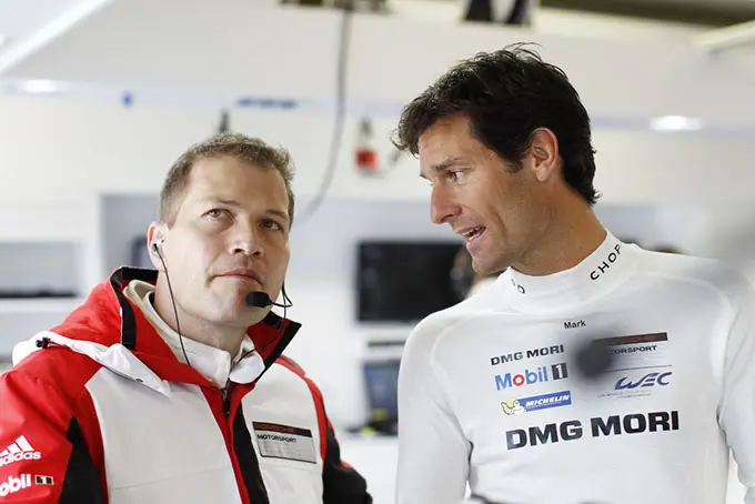 mark webber le mans testdag