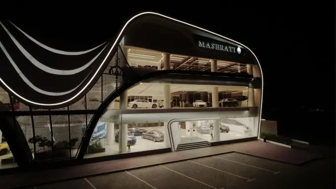 maserati opent grootste showroom wereldwijd in dubai