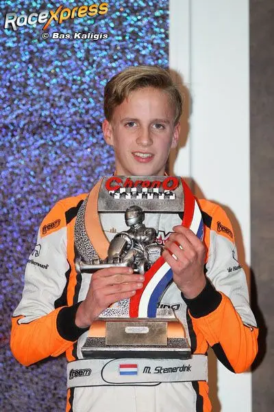 max stemerdink podium bij nk karting p3 rx 400