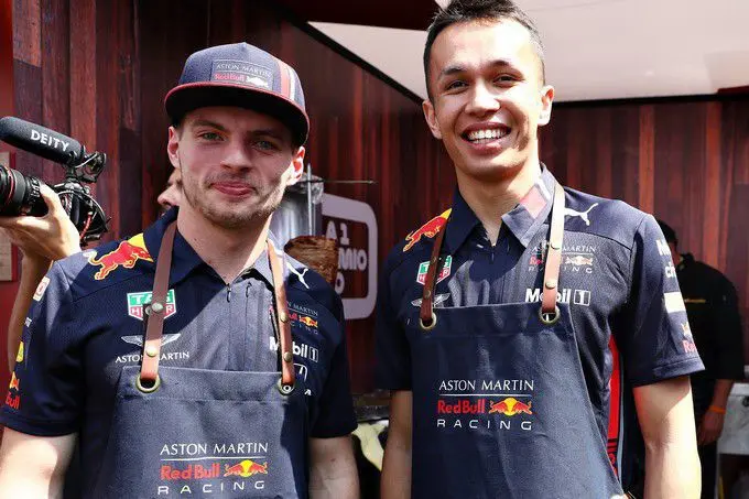 max verstappen alex albon 2