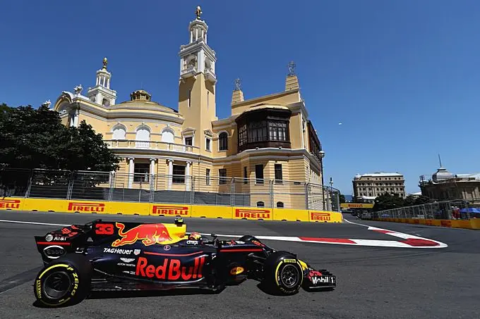 max verstappen baku f1 red bull racing
