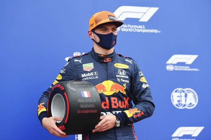 max verstappen bandje pole