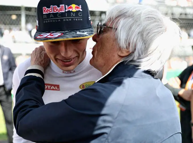 max verstappen en bernie ecclestone formula one