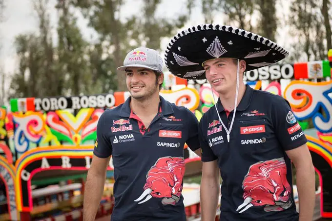 max verstappen en carlos sainz mexico