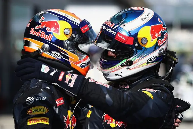 max verstappen en daniel ricciardo