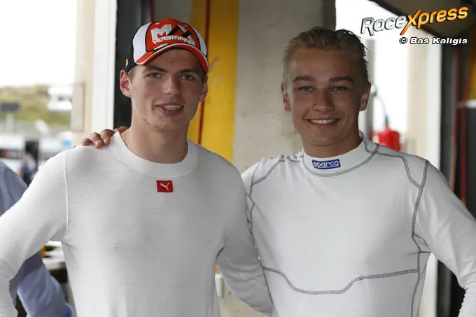 max verstappen en indy dontje racexpress z6o0121