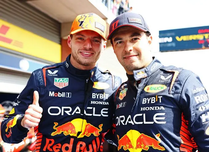 max verstappen en sergio perez rx