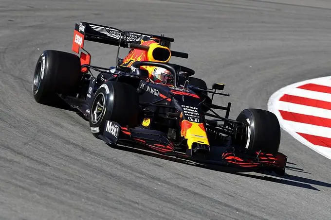 max verstappen f1 red bull racing formula one testing barcelona