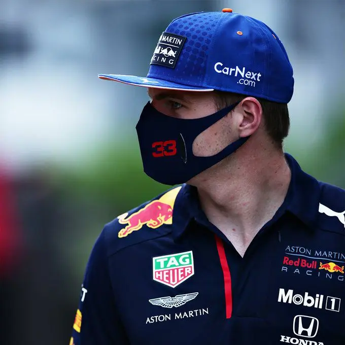 max verstappen mondkapje