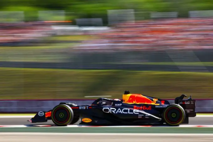 max verstappen p1 hongarije
