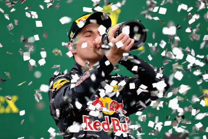 max verstappen podium formule 1 grand prix van brazilie
