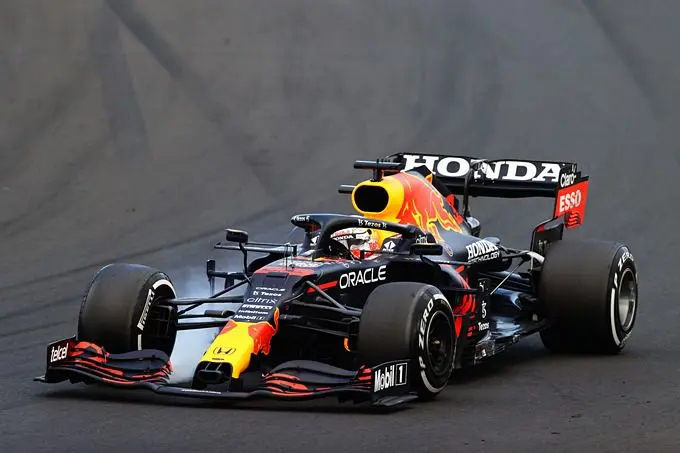 max verstappen schade aan f1 auto